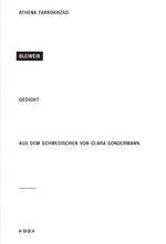 Athena Farrokhzad: Bleiweiß - Gedicht Athena Farrokhzad: Bleiweiß - Gedicht