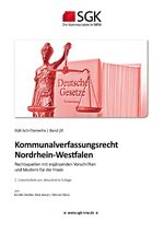 ISBN 9783937541181: Kommunalverfassungsrecht Nordrhein-Westfalen – Rechtsquellen mit ergänzenden Vorschriften und Mustern für die Praxis