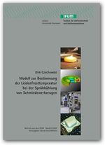 ISBN 9783939026396: Modell zur Bestimmung der Leidenfrosttemperatur bei der Sprühkühlung von Schmiedewerkzeugen