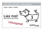 Lies mal! Heft 3 - Lösungsheft