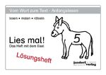 ISBN 9783939965329: Lies mal! Heft 5 - Lösungsheft