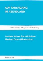 ISBN 9783940737465: Auf Tauchgang im Abendland