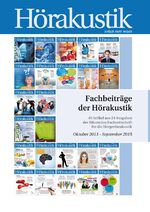 ISBN 9783941146600: Fachbeiträge der Hörakustik Oktober 2013 - September 2015 – 40 Artikel aus 24 Ausgaben der führenden Fachzeitschrift für die Hörgeräteakustik