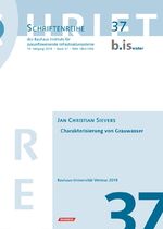 ISBN 9783941216952: Charakterisierung von Grauwasser – Band 37