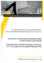 ISBN 9783941738287: Verdeckte Datenerhebungsmassnahmen in der polizeilichen Praxis – Ergebnisse der Evaluation gemäß § 100 Polizei- und Ordnungsbehördengesetz Rheinland-Pfalz