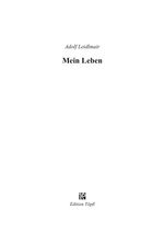 ISBN 9783942592093: Adolf Leidlmair Mein Leben. Bearbeitet von Klaus Rother.