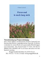 ISBN 9783942943307: Fieravend is noch lang nich