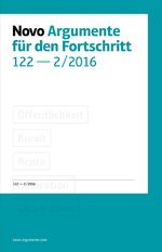 Novo - Argumente für den Fortschritt - #122 - 2/2016