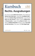 ISBN 9783946514015: Kursbuch 186 – Rechts. Ausgrabungen