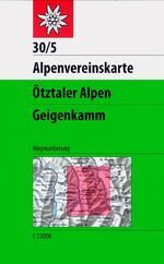 ISBN 9783948256043: Ötztaler Alpen, Geigenkamm – Topographische Karte 1:25.000 mit Wegmarkierungen