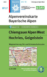 ISBN 9783948256265: Chiemgauer Alpen West, Hochries, Geigelstein – Topographische Karte 1:25.000 mit Wegmarkierung, Ski- und Schneeschuhrouten