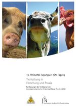 ISBN 9783950206173: Tierhaltung in Forschung und Praxis – 15. FREILAND-Tagung