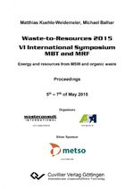 ISBN 9783954049813: Waste-to-Resources 2015. VI International Symposium MBT and MRF