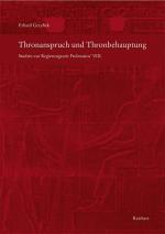 ISBN 9783954902637: Thronanspruch und Thronbehauptung / Studien zur Regierungszeit Ptolemaios' VIII. / Erhard Grzybek / Buch / 2018 / Reichert / EAN 9783954902637