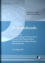 ISBN 9783956461064: Notariatskunde