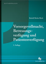 ISBN 9783956462115: Vorsorgevollmacht, Betreuungsverfügung und Patientenverfügung