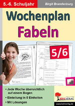 ISBN 9783956867927: Wochenplan Fabeln / Klasse 5-6 - Jede Woche in fünf Einheiten auf einem Bogen im 5.-6. Schuljahr