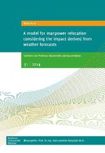 ISBN 9783957731616: A model for manpower relocation considering the impact derived from weather forecasts