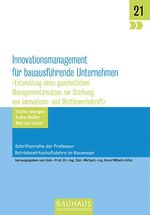 ISBN 9783957731869: Innovationsmanagement für bauausführende Unternehmen / Hans Wilhelm Menges, Stefan Müller, Anika u a Alfen / Taschenbuch / 420 S. / Deutsch / 2015 / VDG Verlag / EAN 9783957731869