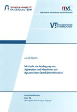 ISBN 9783959741224: Methode zur Auslegung von Apparaten und Maschinen zur dynamischen Oberflächenfiltration