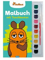 ISBN 9783965521575: Trötsch Die Maus Malbuch mit Tuschkasten und Pinsel – Beschäftgungsbuch Ausmalbuch