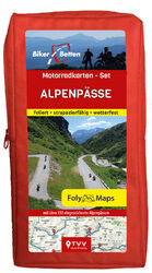 ISBN 9783965990456: Motorradkarten-Set Alpenpässe - 350 eingezeichnete Alpenpässe 1:250 000