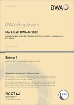 ISBN 9783968621593: Merkblatt DWA-M 1002 Anforderungen an die Qualifikation und Organisation von Stauanlagenbetreibern (Entwurf)