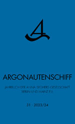 ISBN 9783969820919: Argonautenschiff 31/2023-24 – Jahrbuch der Anna Seghers Gesellschaft Berlin und Mainz e.V.