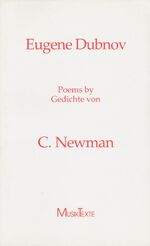 ISBN 9783980315111: Eugene Dubnov – Poems - Gedichte 1979-90