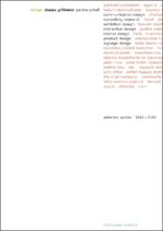 design stauss grillmeier – arbeiten/works 1996 -2012
