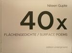 ISBN 9783982472331: 40x Flächengedichte/40x Surface Poems
