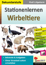 ISBN 9783985583140: Stationenlernen Wirbeltiere - Übersichtliche Aufgabenkarten für die Sekundarstufe