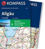 ISBN 9783990441633: KOMPASS Wanderkarten-Taschenatlas Allgäu 1:35.000 – Outdoor-Karten in kompakter Buchform