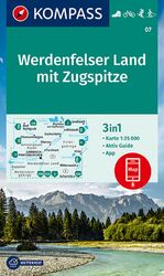 ISBN 9783990448397: KOMPASS Wanderkarte 07 Werdenfelser Land mit Zugspitze 1:25.000 - 3in1 Wanderkarte mit Aktiv Guide inklusive Karte zur offline Verwendung in der KOMPASS-App. Fahrradfahren. Langlaufen.