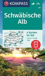 ISBN 9783991212805: KOMPASS Wanderkarten-Set 767 Schwäbische Alb (4 Karten) 1:50.000 - inklusive Karte zur offline Verwendung in der KOMPASS-App. Fahrradfahren.