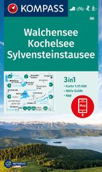 ISBN 9783991215547: KOMPASS Wanderkarte 06 Walchensee, Kochelsee, Sylvensteinstausee 1:25.000 - 3in1 Wanderkarte mit Aktiv Guide inklusive Karte zur offline Verwendung in der KOMPASS-App. Fahrradfahren. Skitouren. Langlaufen.