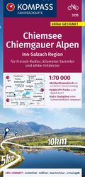 ISBN 9783991216148: KOMPASS Fahrradkarte 3335 Chiemsee - Chiemgauer Alpen 1:70.000 - reiß- und wetterfest mit Extra Stadtplänen