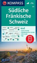 ISBN 9783991217077: KOMPASS Wanderkarte 171 Südliche Fränkische Schweiz 1:50.000 - 4in1 Wanderkarte mit Aktiv Guide und Detailkarten inklusive Karte zur offline Verwendung in der KOMPASS-App. Fahrradfahren.