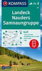 ISBN 9783991217886: KOMPASS Wanderkarte 42 Landeck, Nauders, Samnaungruppe 1:50.000