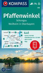 ISBN 9783991218784: KOMPASS Wanderkarte 179 Pfaffenwinkel, Schongau, Weilheim i. OB 1:50.000 - 4in1 Wanderkarte mit Aktiv Guide und Detailkarten inklusive Karte zur offline Verwendung in der KOMPASS-App. Fahrradfahren. Langlaufen.