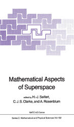 ISBN 9789027718051: Mathematical Aspects of Superspace