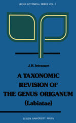 ISBN 9789060214633: A Taxonomic Revision of the Genus Origanum (Labiatae) - (Labiatae)