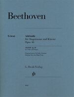 ISBN 9790201810430: Adelaide Op.46 Voice & Piano Urtext / Original Key for High Voice / Helga Lühning / Taschenbuch / Henle Urtext Editions|G. Henle Urtext-Ausgabe / Buch / Deutsch / 2013 / G. Henle Verlag