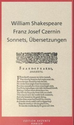 neues Buch – William Shakespeare – Sonnets