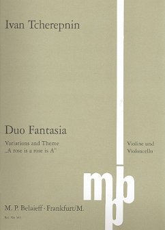 Duo Fantasia für Violine und Violoncello, Variations and Theme