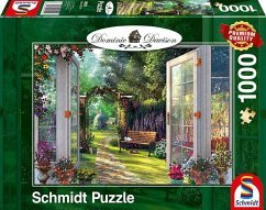 Schmidt 59592 - Dominic Davison, Blick in den verwunschenen Garten, 1000 Teile, Premium-Puzzle