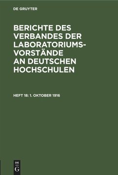 neues Buch – Herausgeber: Degruyter – 1. Oktober 1916