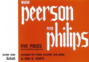 neues Buch – Peerson Martin – 5 Stücke aus dem Fitzwilliam Virginal Book neues Buch – Peerson Martin – 5 Stücke aus dem Fitzwilliam Virginal Book