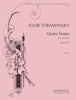 neues Buch – Strawinsky Igor – Etüde op 7/4 Fis-Dur neues Buch – Strawinsky Igor – Etüde op 7/4 Fis-Dur