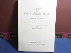 antiquarisches Buch – Literaturwissenschaften - Mühlher, Robert – Jahrbuch des Wiener Goethe-Vereins. Neue Folge der chronik. 74. Band